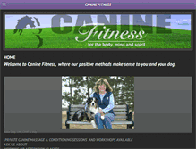 Tablet Screenshot of caninefit.com